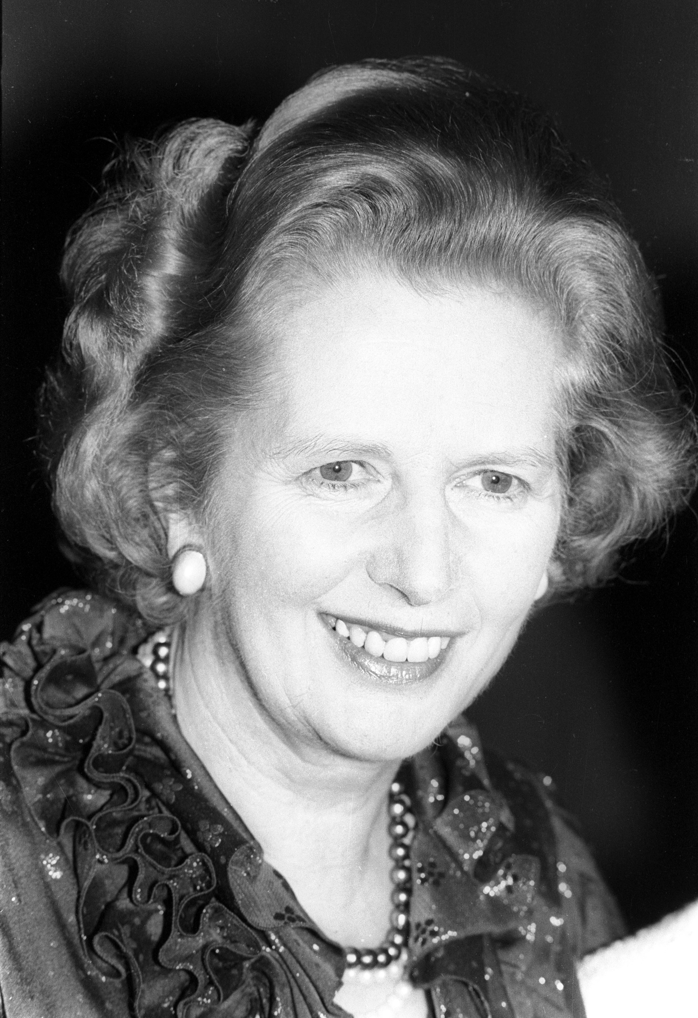 Former British prime minister Margaret Thatcher is seen in this file picture.